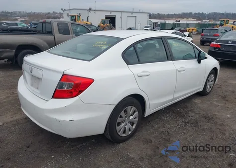 2012 Honda Civic Lx z USA, uszkodzony, nr VIN 19XFB2F56CE356435